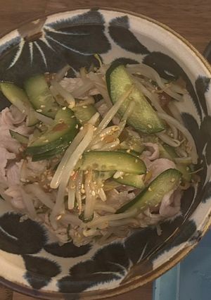 豚バラ野菜の梅ポン和え-レシピのメイン写真