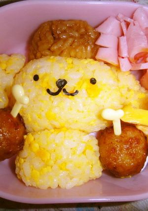 キャラ弁　ポムポムプリン-レシピのメイン写真