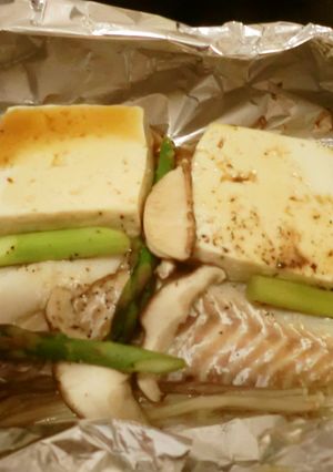 タラと豆腐のホイル焼き-レシピのメイン写真