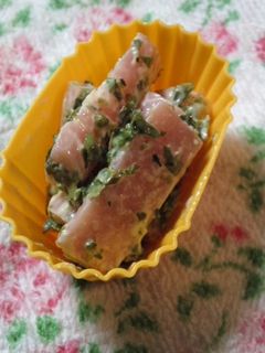 お弁当オカズ◎魚肉ソーセージ磯辺風-レシピのメイン写真