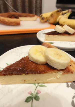 ベイクドキャラメルバナナチーズケーキ-レシピのメイン写真