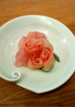 鯛の昆布〆 柚子塩仕立て-レシピのメイン写真