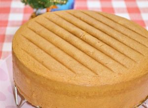 クリスマスケーキにふわふわスポンジケーキ-レシピのメイン写真