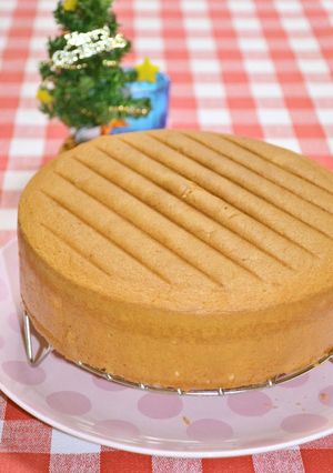 クリスマスケーキにふわふわスポンジケーキ-レシピのメイン写真