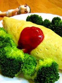 鮭と野菜のヘルシーオムレツ♫-レシピのメイン写真