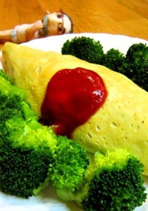 鮭と野菜のヘルシーオムレツ♫-レシピのメイン写真