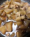 豚ばらブロックと丸大根の☆春風煮