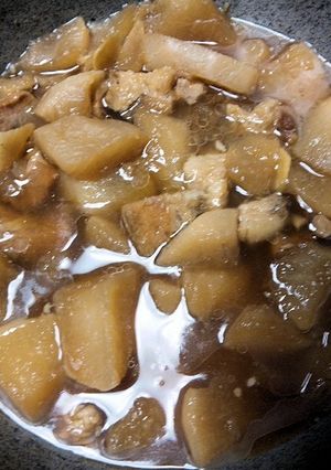 豚ばらブロックと丸大根の☆春風煮-レシピのメイン写真