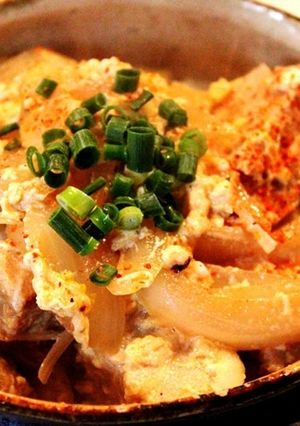 ダイエットに！ヘルシー高野豆腐で親子丼？-レシピのメイン写真