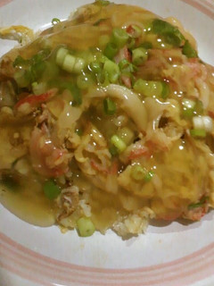 カニ玉あんかけチャーハン-レシピのメイン写真