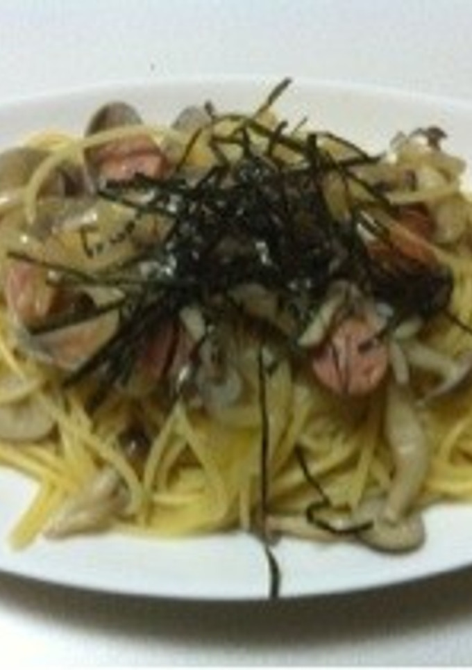 アサリとしめじの和風パスタ♡-レシピのメイン写真