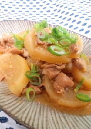 豚肉と大根のピリ辛味噌煮-レシピのメイン写真