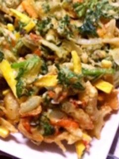 塩麹衣☆野菜のサクッとかき揚げ*つゆ付き-レシピのメイン写真