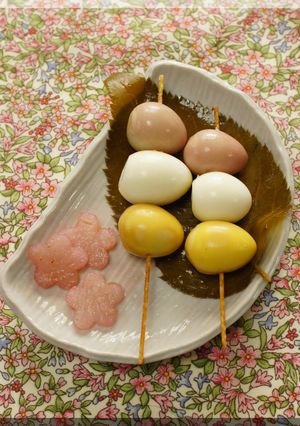 * お花見弁当に❤ 三色うずら＆梅大根♪-レシピのメイン写真