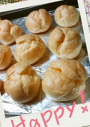 卵１個少量レンジでサクサクシュー皮-レシピのメイン写真