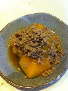 ウチのばあちゃんの味 カボチャのそぼろ煮-レシピのメイン写真