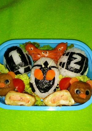 幼稚園＊遠足のキャラ弁です♪-レシピのメイン写真