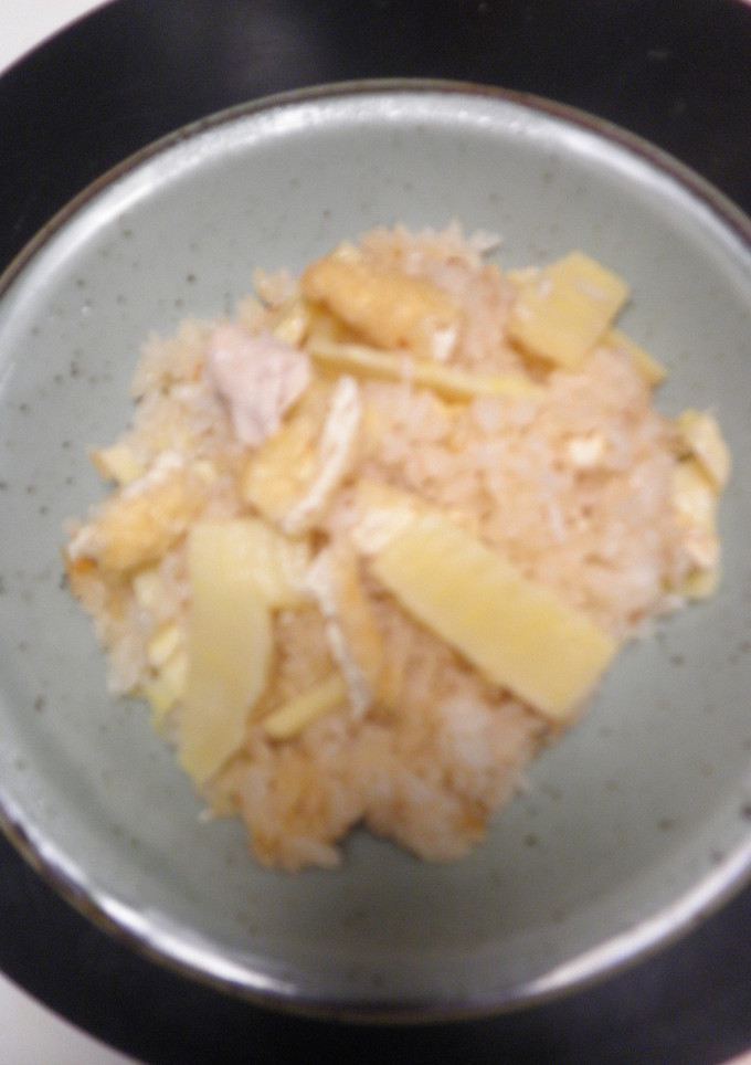 旬のたけのこと鶏肉の炊き込みご飯-レシピのメイン写真