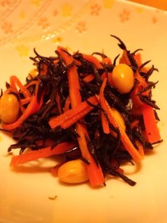 レンジで簡単ひじきの煮物♪-レシピのメイン写真