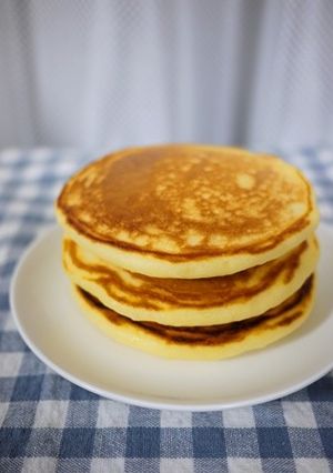ふわふわホットケーキ-レシピのメイン写真