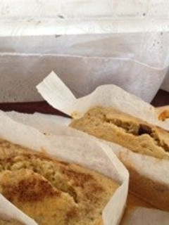 簡単バナナケーキ (HM)!同時に2種類-レシピのメイン写真
