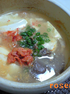 キムチで簡単☆豆腐チゲ-レシピのメイン写真