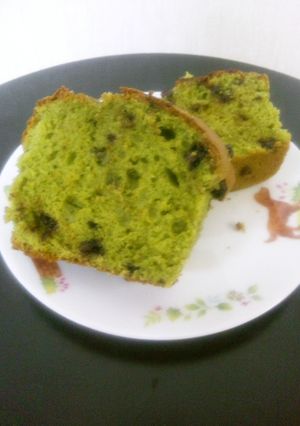 ホワイトチョコと抹茶のパウンドケーキ*-レシピのメイン写真