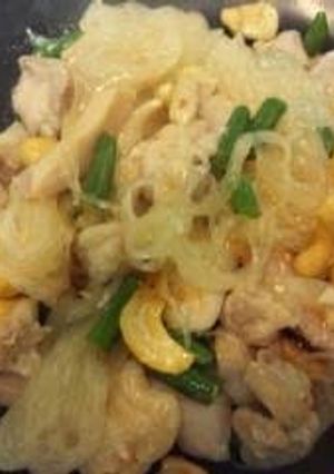 鶏肉とカシューナッツはるさめ-レシピのメイン写真