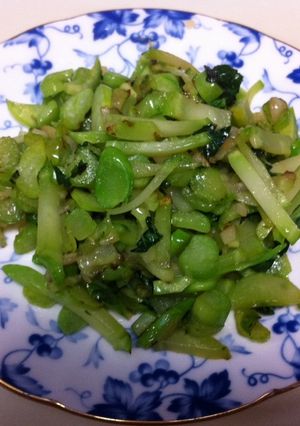簡単 ブロッコリーの茎いため-レシピのメイン写真