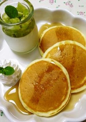 内緒にしてた私のヨーグルトパンケーキ*-レシピのメイン写真