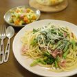 春の食材♪ なばなペペロン