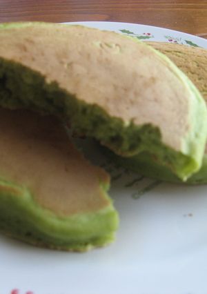 ふっわふわほんのり抹茶パンケーキ-レシピのメイン写真