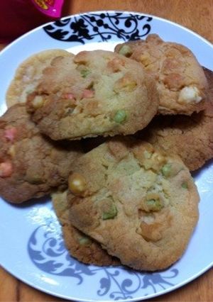 雛あられでちょっとアメリカンなクッキー☆-レシピのメイン写真