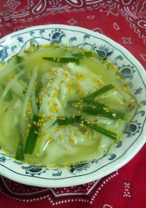塩麹のワンタンスープ-レシピのメイン写真
