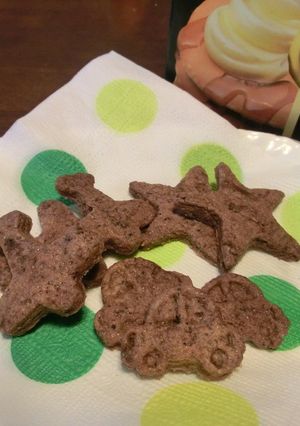 トースターdeさくさくココアクッキー-レシピのメイン写真