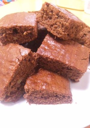 ブラウニー風チョコバナナケーキ-レシピのメイン写真