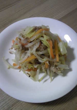 残り野菜とツナ缶で!簡単ホットサラダ-レシピのメイン写真