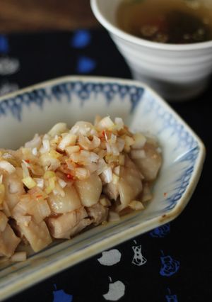 茹で鶏のピリ辛味噌だれ-レシピのメイン写真