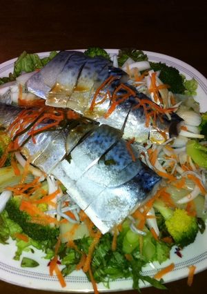 春野菜としめ鯖のおかずサラダ-レシピのメイン写真