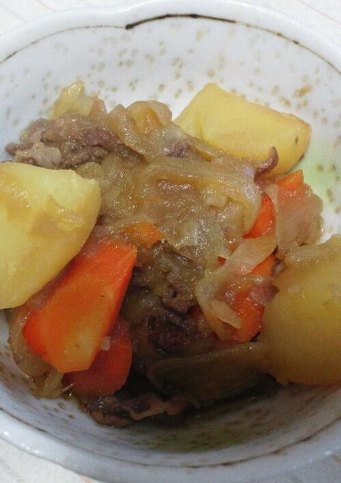 切って煮込むだけ！簡単肉じゃが-レシピのメイン写真