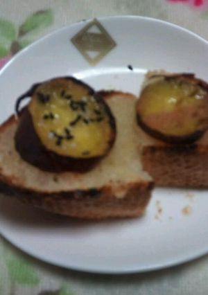 焼き芋オープンサンド-レシピのメイン写真