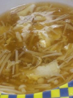 超簡単!!えのきと玉子のあんかけスープ-レシピのメイン写真