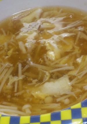 超簡単！！えのきと玉子のあんかけスープ-レシピのメイン写真