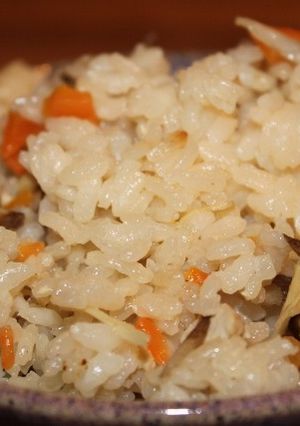 生姜入り！一味違う炊き込みご飯-レシピのメイン写真