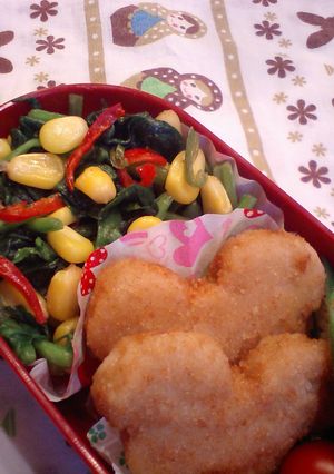 お弁当に☆ほうれん草の時短炒め-レシピのメイン写真