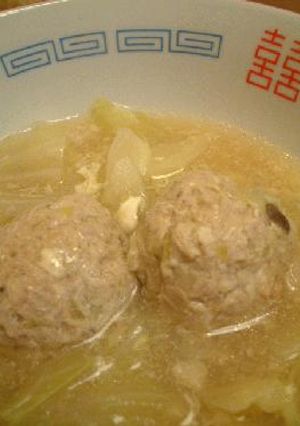 残り食材でおなかいっぱい♪おいしい肉団子中華スープ-レシピのメイン写真