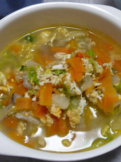 覚書:白菜と卵の中華スープ-レシピのメイン写真