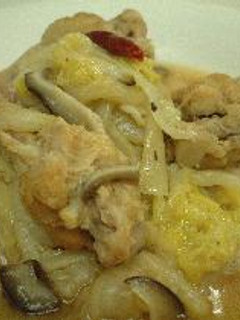 鶏手羽と白菜のこってり煮-レシピのメイン写真