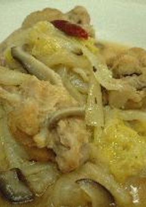 鶏手羽と白菜のこってり煮-レシピのメイン写真