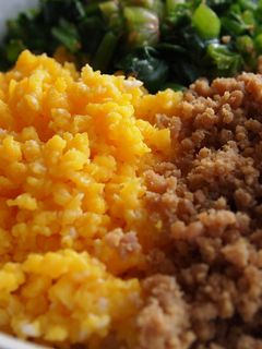 三色丼-レシピのメイン写真